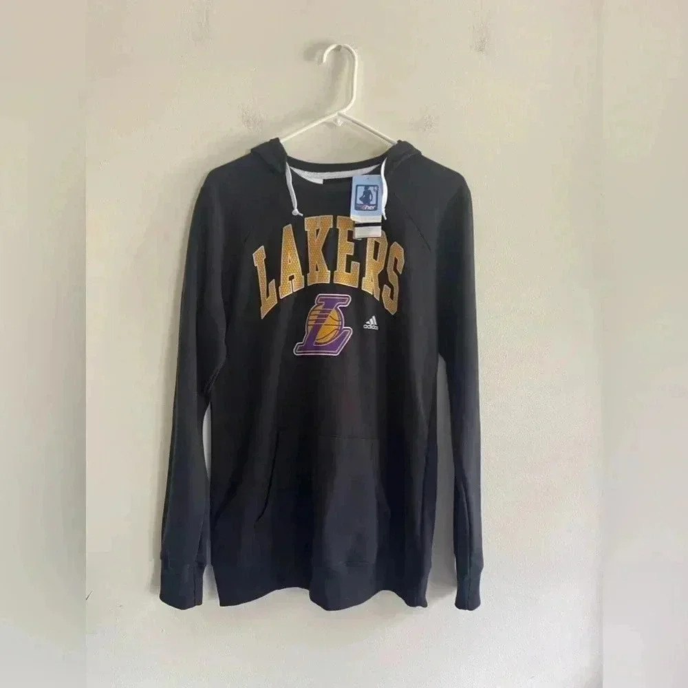 Women's Los Angeles Lakers Mesh Arch Hooded Sweatshirt